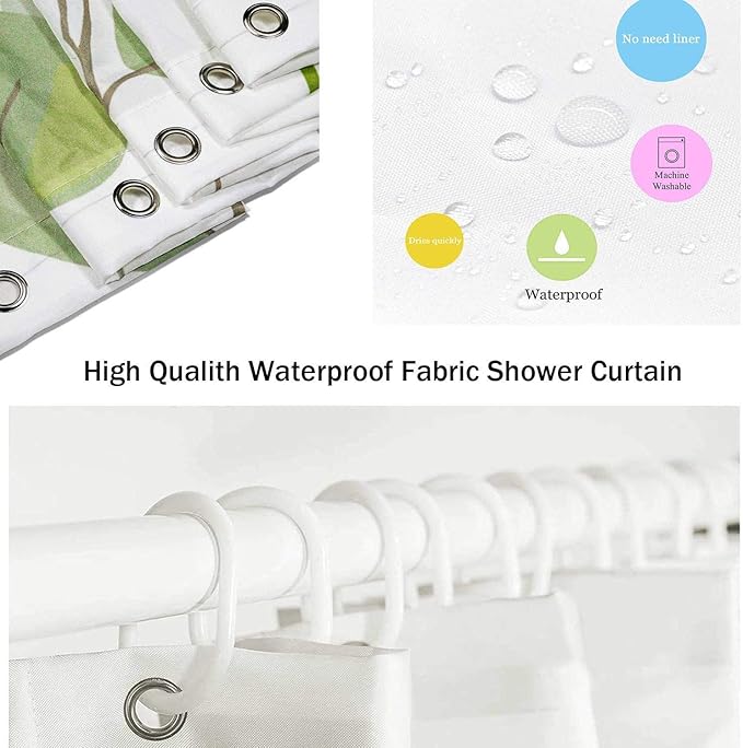 70x72inch Colorful Cartoon Dog and Cat Pawprints Kids' Shower Curtain Cute Animal Lovely Pet Puppy Cat Claw Prints Bath Curtain for Children Baby Bathroom Decor Fabric Polyester with Hooks