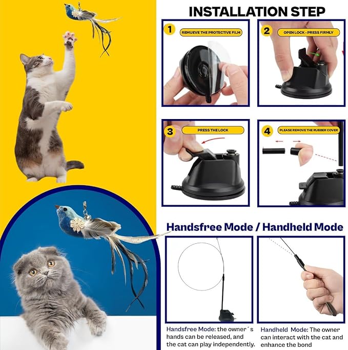 Cat Shelves for Wall Kit – Complete Set for Vertical Cat Play & Climbing – Stylish & Durable Wall-Mounted Cat Shelves – Floating Cat Perches – Ideal for Enriching Your Cat’s Environment