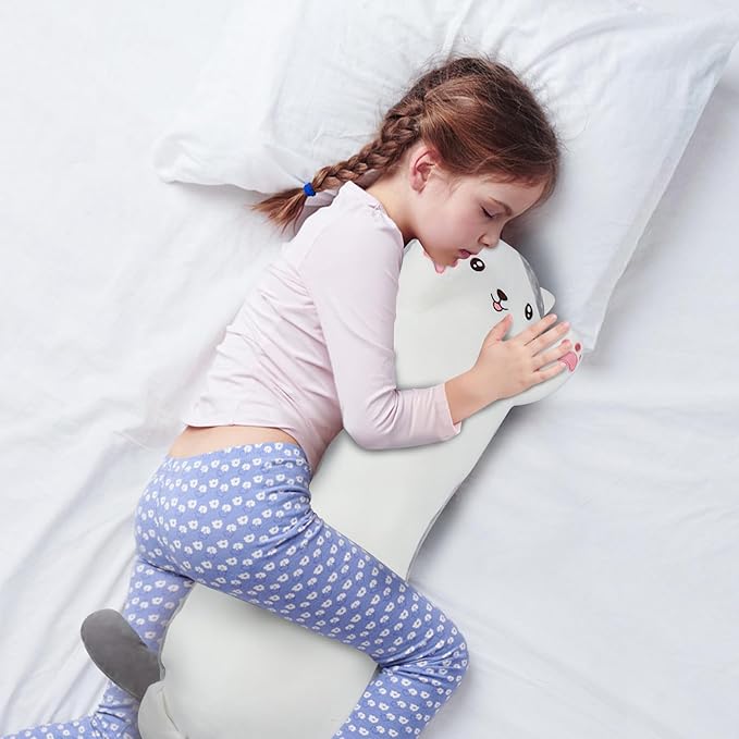 28 inch Cat Plush Body Kitty Pillow, Soft Giant Doll Cute Kitten Squishy Cat Stuffed Animal Toy Gifts for Kids, Birthdays