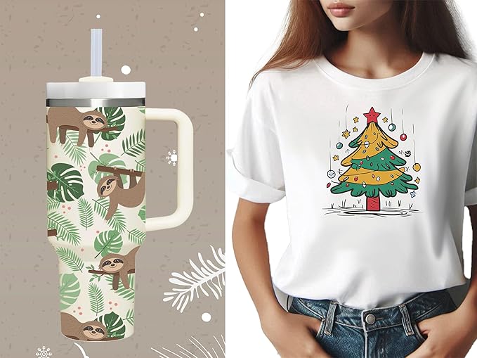 AMZUShome 40 OZ Sloth Tumbler with Handle.Sloth Lover Gifts.Unique Birthday Christmas Gifts for Sloth Lover.Personalized 40 OZ sloth Tumbler Gifts for Women Men.