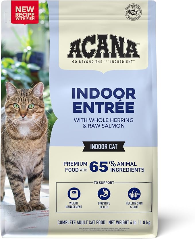 ACANA Indoor Entrée Fish Recipe Cat 4LB