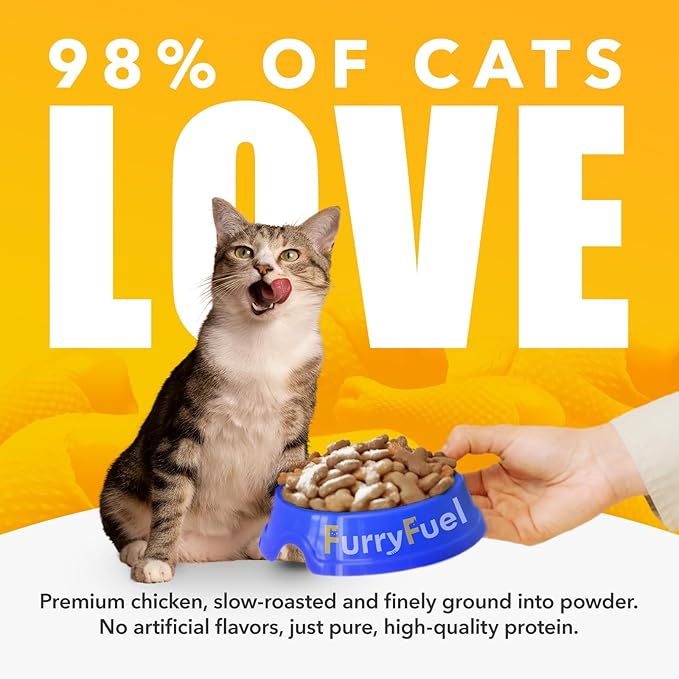 5-in-1 Cat Probiotic Powder Supplement, Vet-Formulated Probiotics + Prebiotics, 5 Billion CFUs for Digestive Support & Health | Cat Vitamins, Nutritions 30 Sticks (Chicken, No Corn or Wheat)