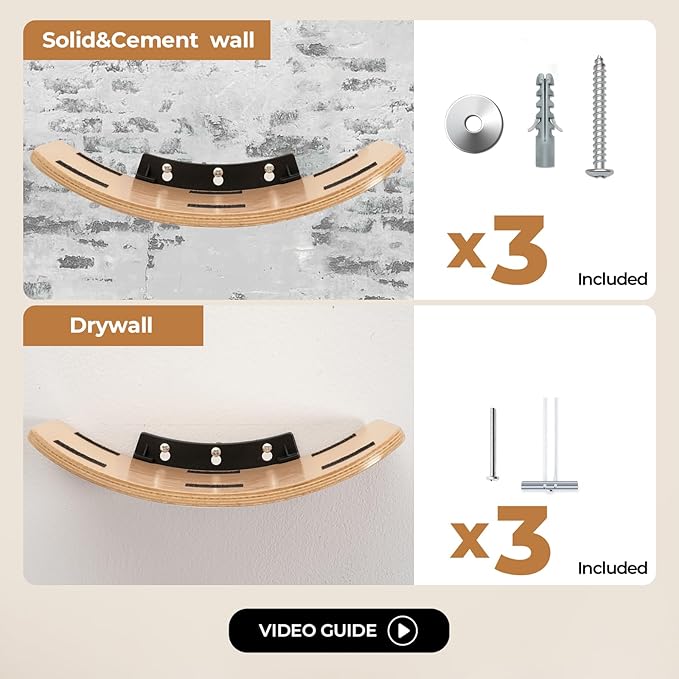 Cat Shelves, Cat Wall Steps and Perch, Cat nest, Wooden Floating Cat Climbing Furniture for Hopping and Sleeping, with Scratching Cushion（Perch）