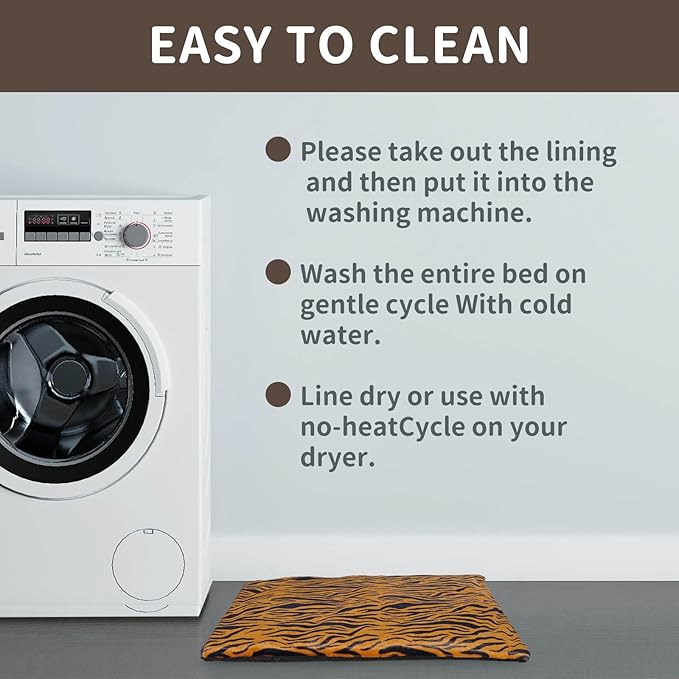 Self-Warming Cat Bed Indoor/Outdoor Super Soft Self Heating Pet Mat Washable Thermal Pad for Cat & Dog