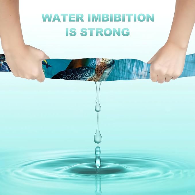 2 Pack Hand Bath Towel,Sea Turtle Fingertip Towel Bathtub Decorative Bath Towel Bathroom Kitchen Towel Set Highly Absorbent SPA Gym Towels 14x28 Inch