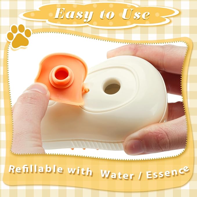 2 Pcs Cat Steam Brush 3 in 1 Water Dog Brush Steamer Cat Brush Cleaning Steamer Grooming Brush Multifunctional Comb with Steam Cat Shedding Brush for Dog Cat Massage Removing Hair, Avocado