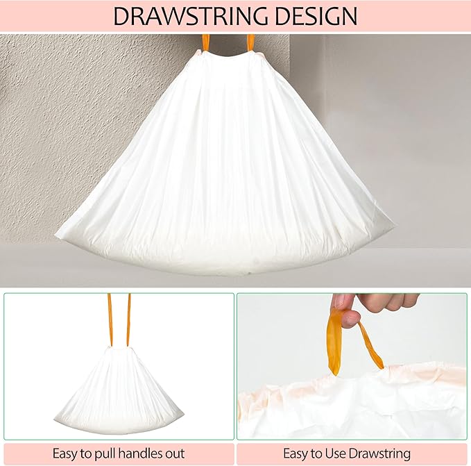 30 Count Litter Box Liners Jumbo 36" x 18", Durable Thicken Drawstring Cat Litter Bags, Extra Large Disposable Kitty Litter Box Bag, Pet Waste Litter Box Tidy