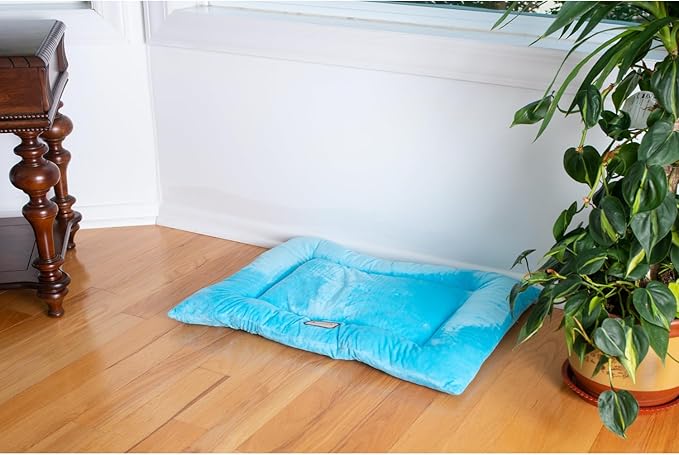 Armarkat Pet Bed Mat 27-Inch by 19-Inch by 2.5-Inch M01-Medium, Sky Blue (M01CTL-M)
