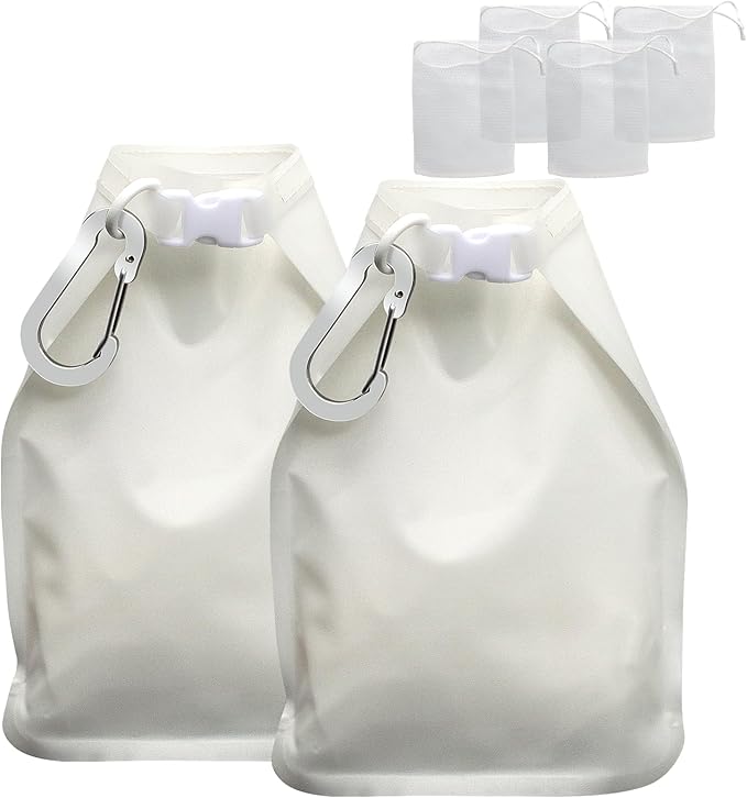 6 Pcs Travel Soap Bag, Waterproof Leakproof Quick Dry Bar Soap Travel Container, Soap Saver Pouch for Camping, Hiking, Hotel Essentials, Portable Soap Holder Travel Case, Soap Travel Bag