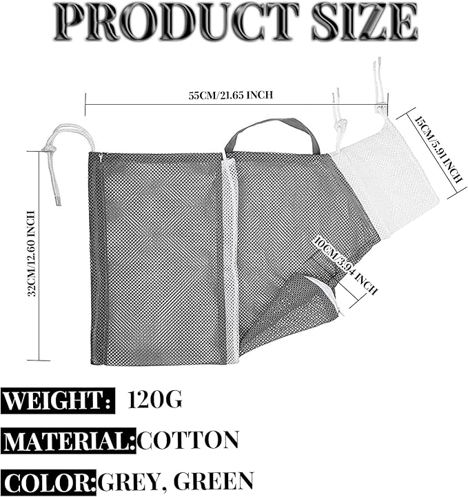 2PCS Cat Bathing Bag, Adjustable Cat Grooming Net Bag Breathable Cat Shower Bag for Cat Restraint Washing Bathing Nail Trimming Injection Medicine Taking (Green, Grey)