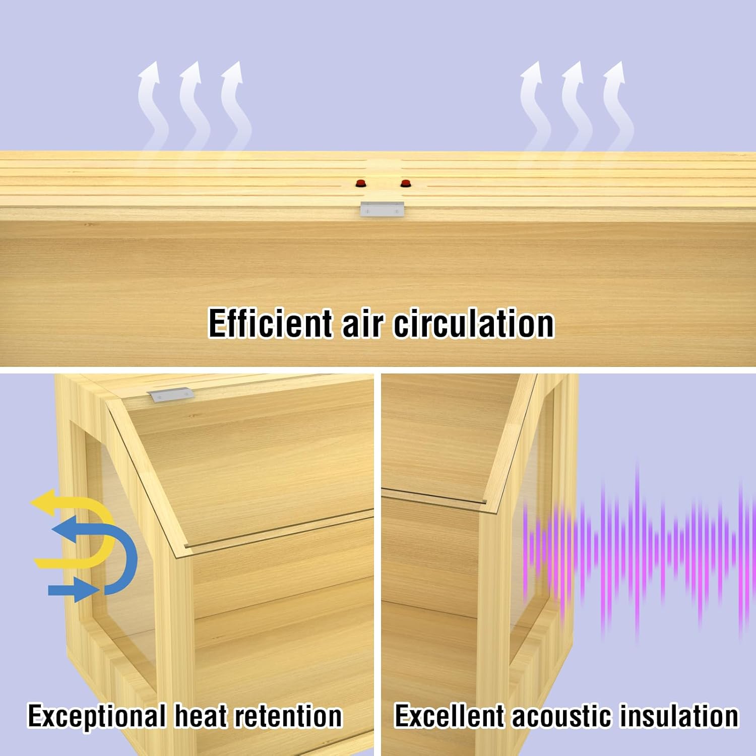 26 Gallon Reptile Terrarium Tank, Bearded Dragon, Snake Enclosure, Lockable Clear Acrylic Roof, Reptile Habitat Cage, Lizard Tank, Leopard Gecko Tank with Feeding Tongs, 24" L x 16" W x 16" H