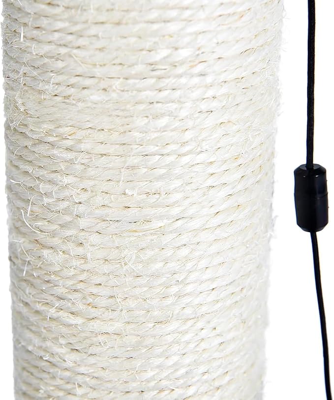 Cat Craft Scratching Post, Cat Scratch Post 20" Kitten Scratcher Sisal Scratch Posts with Hanging Balls, Brown