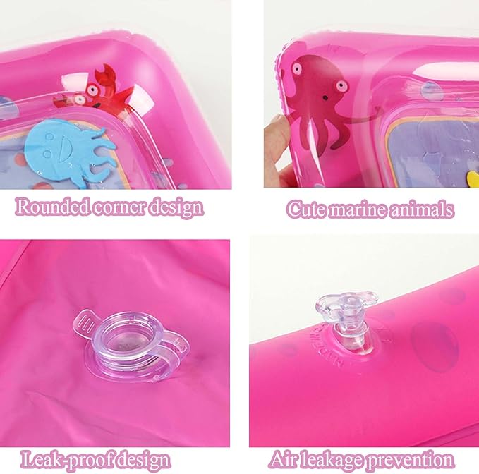 Sensor Water Playmat for Cats, Water Mat for Puppy Play, Sensory Water Mat for Cats, Durable Water Sensory Playmat for Pet Play, Water Sensor Mat, Water Sensory Pad Water Play, Medium, Blue