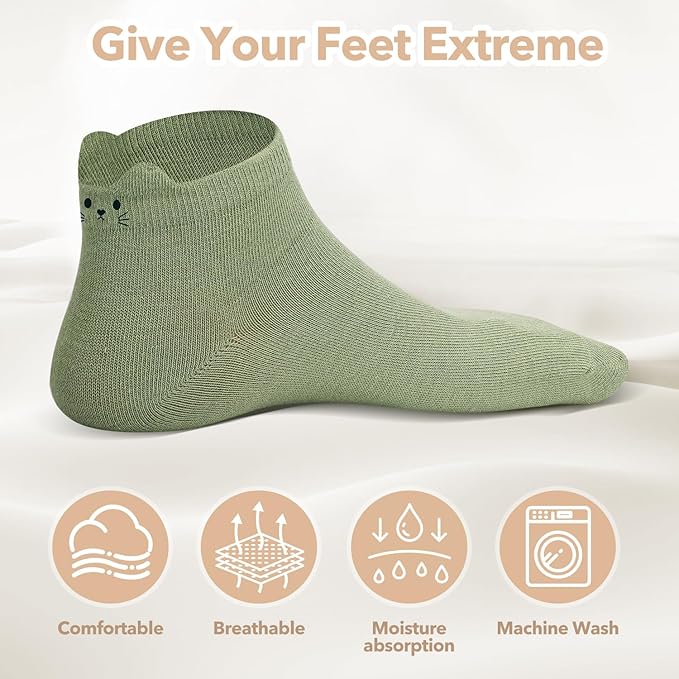 AGRIMONY Women's Cat Socks Cute Animal Socks Dog Valentines Easter Fun Gifts for Women