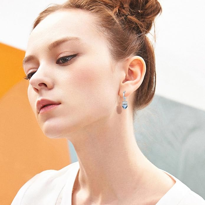 925 Sterling Silver Cat Earrings Cute Animal Kitten Stud Earrings cat Jewelry Gifts for Women Girls Hypoallergenic Earrings for Sensitive Ears