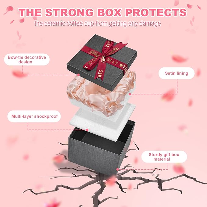 80th Birthday Gifts for Women, 14oz Pink Coffee Mug with Gold Pattern, Best Gifts for 80 Year Old Grandma, Mom, Sister, Friend, Fabulous 80 Limited Edition, 1943 Birthday Gifts for Women.