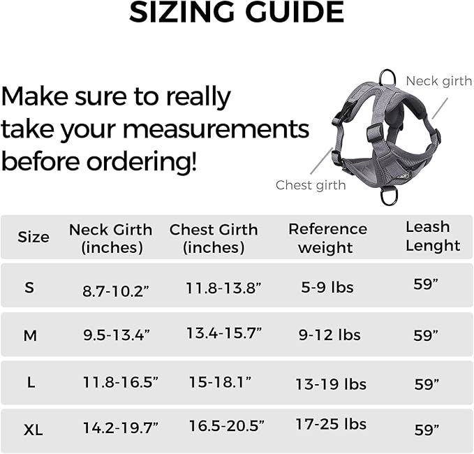 Cat Harness and Leash Set Escape Proof Tactical Medium Kitten Harness Emotional Support Cat Vest, Grey, M