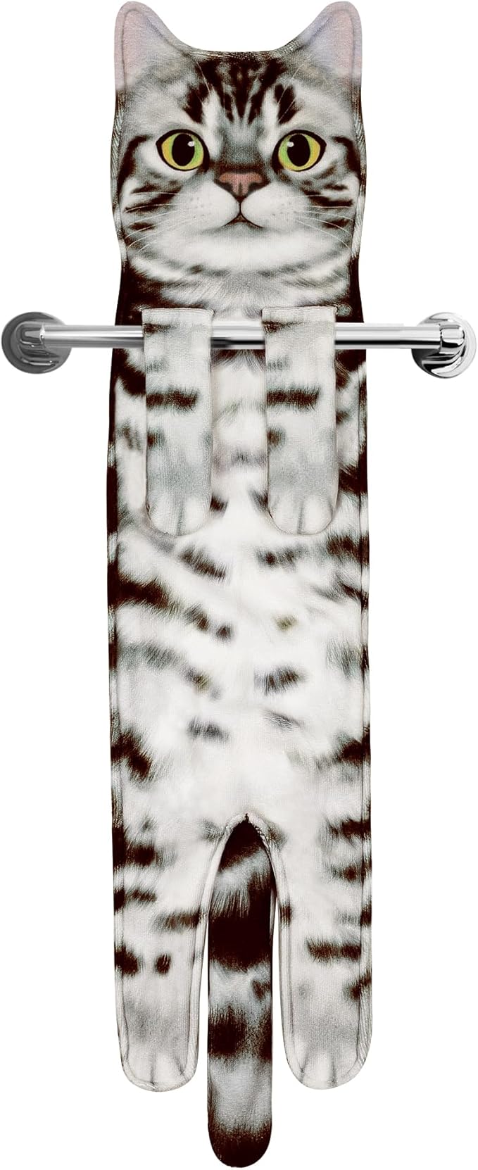 AGRIMONY Cat Funny Hand Towels - Cute Cat Decor Decorative Hanging Towels Cat Gifts Housewarming Birthday Gifts for Women Cat Lovers