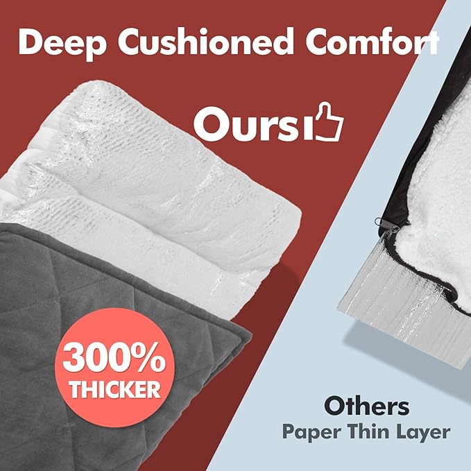 Mora Pets Self Heating Cat Bed Self Warming Cat Ped Ultra Warm Thermal Cat Mat Pet Bed 36x24 Inches with Removable Cover Outdoor Indoor for Cats and Small Medium Dogs Machine Washable