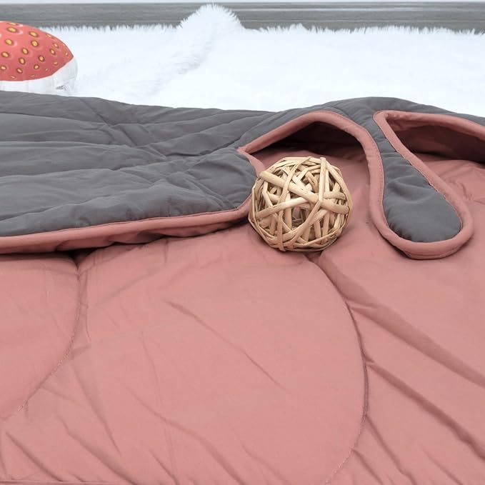 Dropshipful Dog Blanket for Large Dog, Leaf Shaped Cotton Pet Blanket, Cat Blanket for Indoor Cat, Leaves Blanket for Bed, Couch, Sofa Protection (47"x43", Pink)