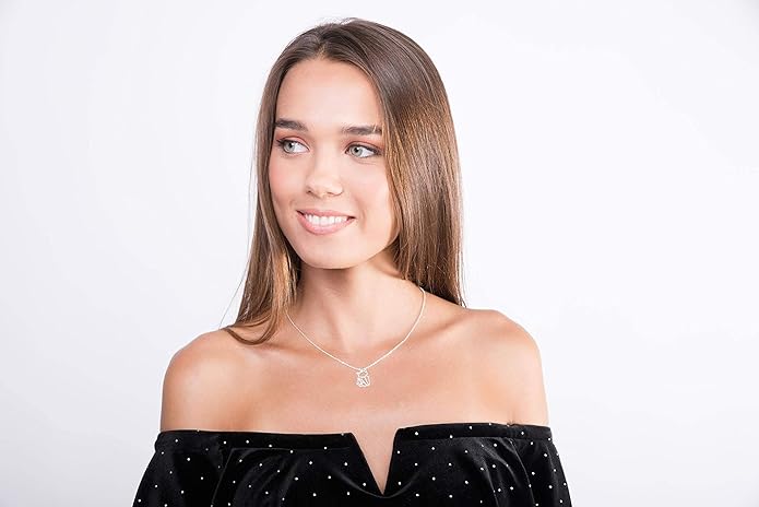 Cat Silver Origami Jewelry - Silver Geometric Chain Necklace – 925 Sterling Plated Silver Necklace for Women & Ladies – Stylish Cat Pendant Necklace