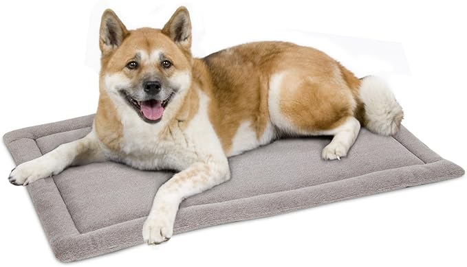 Petmate Rectangular Kennel Mat, Dark Gray, for 48" Crates