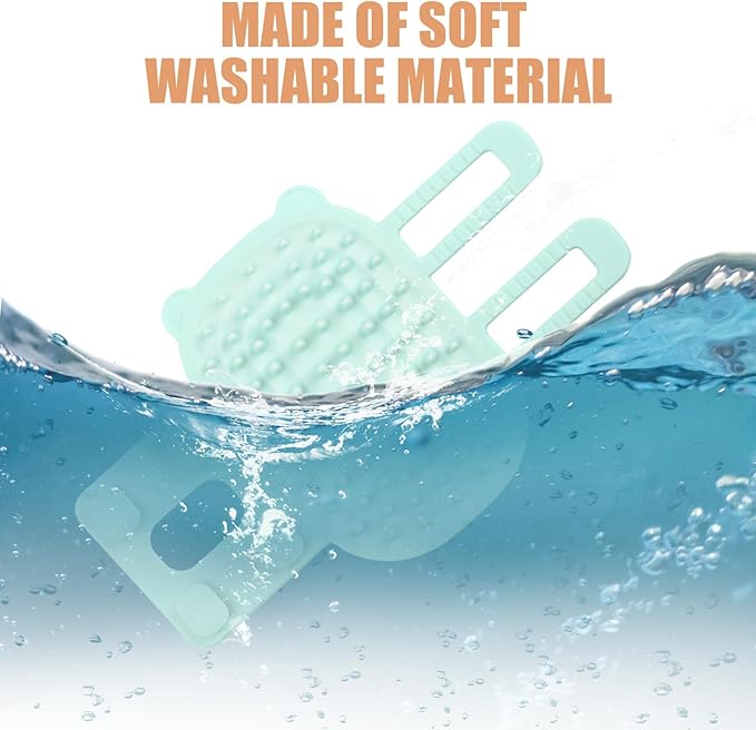 2pcs 2-in-1 Silicone Cat Grooming Brush - Self Cleaning, Massage and Shedding for Pets, Adjustable Face Scratchers for Climbing Frames, Table Legs