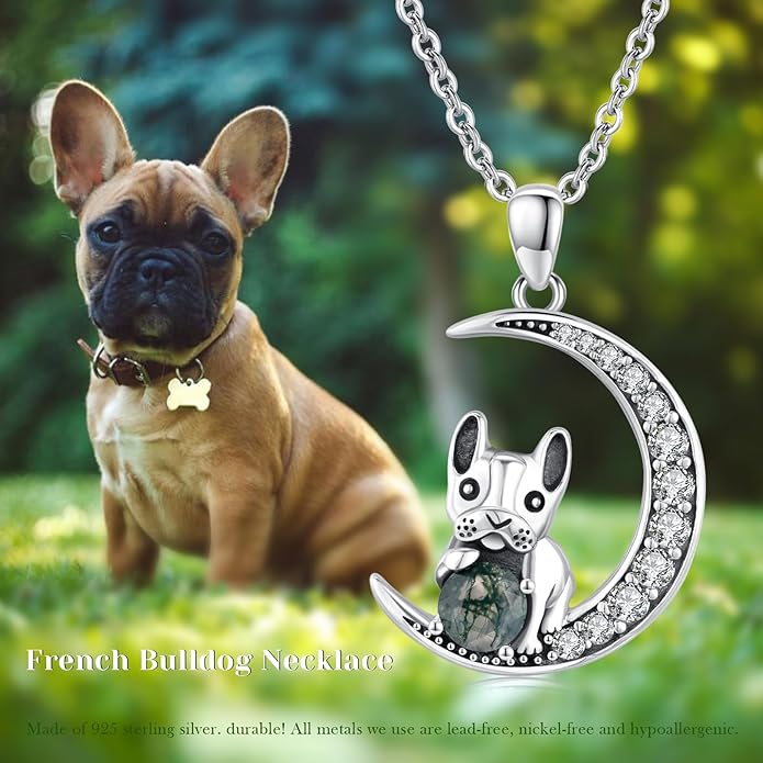 Animal Necklace 925 Sterling Silver Cat/Dog/Fox/Axolotl/Highland Cow Pendant Necklace Cute Animal Jewelry Graduation Gifts for Women