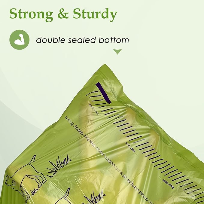 720 Count Lavender Scented 13” x 9” Dog Waste Bags Rolls, Leakproof Strong & Sturdy Bags for Dogs, Doggie Bags Cats Litter Bags,Trash Bags for Doggy Pets