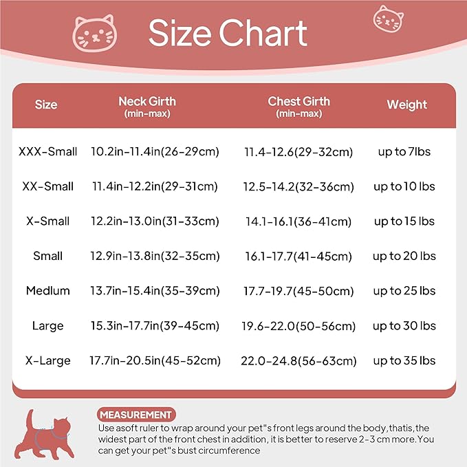 TwoEar Cat Harness Escape Proof, Soft Dog Vest Harness Adjustable, Breathable Mesh Step-in Puppy Walking Jacket Reflective Easy Control for Extral Small Pets for Outdoor Walking (XXXS, Pink)