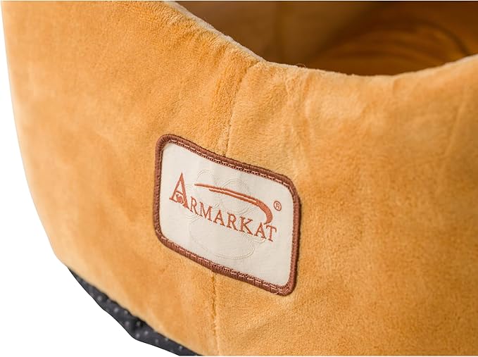 Armarkat Cat Bed, 18-Inch Long, Brown
