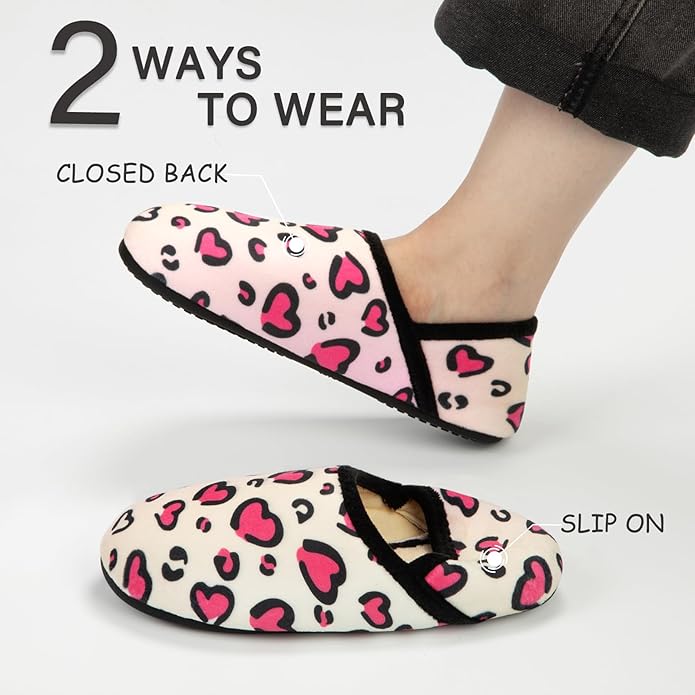 ATHMILE House Slippers for Women Men Indoor Barefoot Slippers Socks Furry Slip on House Shoes Cozy Comfy Slippers for Home Bedroom Travel Yoga