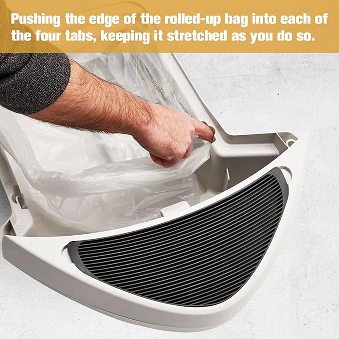 100 Pack Cat Robot Litter Bags for Litter R-obot 4 Waste Bags, Cat Litter Bags for Litter Box Robot 3 Waste Bags Liners Durable Litter Box Liner Replacement, 9-11 Gallons