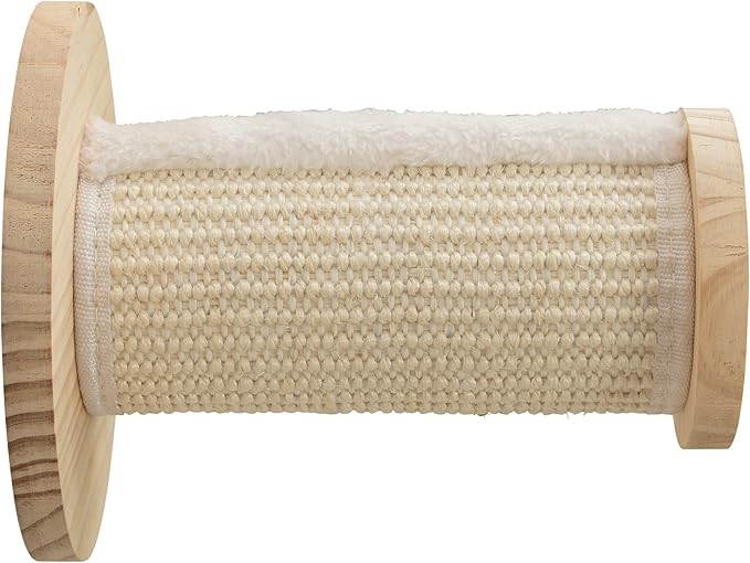 TRIXIE Wall Set 3, Indoor Wall Mounted Cat Climbing System, 3 Sisal Climbing Steps, Jumping Platform, Perches, Natural