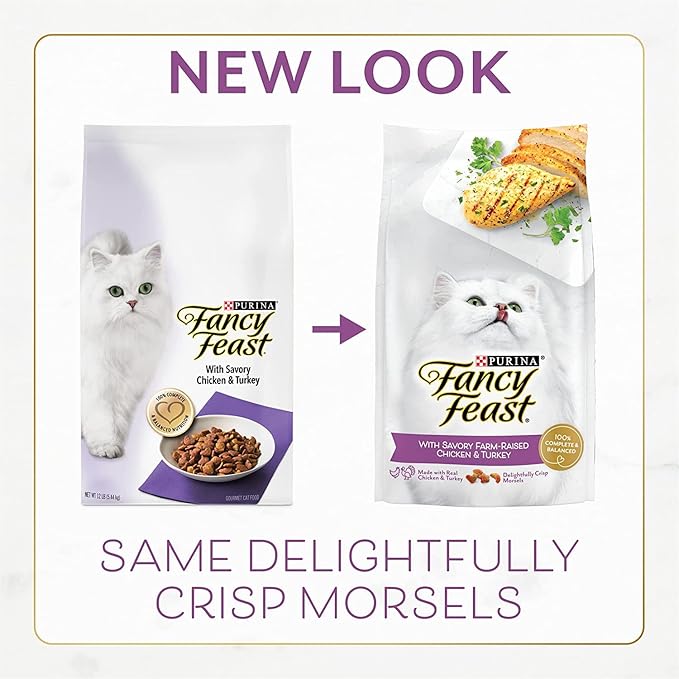 Aurora Pet Bundle Pack (4) FF Gourmet Dry Cat Food with Savory Chicken and Turkey (16 oz. Bags) Plus AuroraPet Wipes