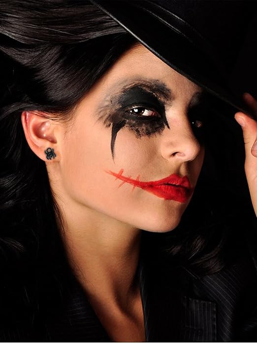 5-26Pairs Halloween Thanksgiving Fall Christmas Theme Earrings Set Holiday Earrings Halloween Stud Earrings Set Spider Pumpkin Ghost Bat Web Skull Drop Earring Holiday Jewelry Gifts