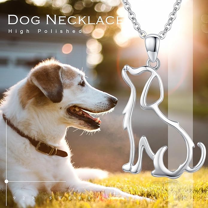 Animal Necklace for Women Girls 925 Sterling Silver Cat/Dog/Monkey/Sloth Pendant Necklace Cute Animal Jewelry Gift for Women Girls