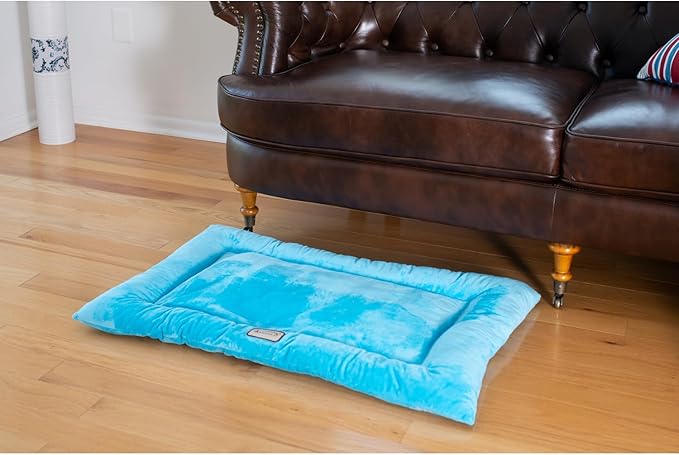 Armarkat Pet Bed Mat 27-Inch by 19-Inch by 2.5-Inch M01-Medium, Sky Blue (M01CTL-M)