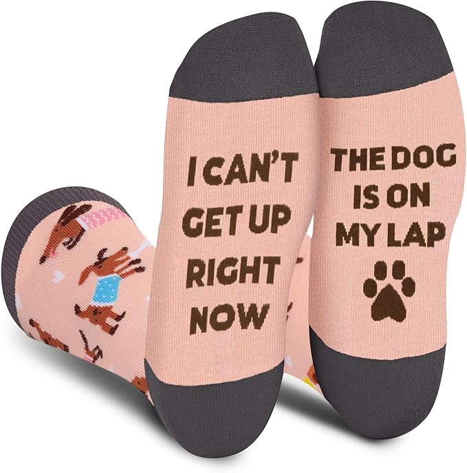 AGRIMONY Funny Cat Dog Socks for Women Teen Girls-Animal Novelty Cute Socks-Mothers Day Cat Dog Mom Gifts Stocking Stuffers