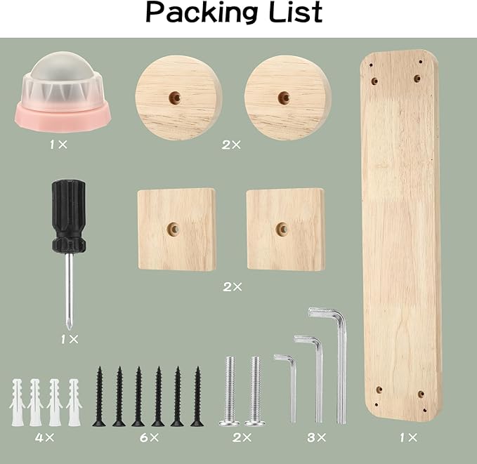 Cat Scratching Post with Catnip Ball Wall Mounted Interactive Scratcher Tower for Healthy Clawing Promotes Natural Scratching Behavior Keeps Cats Entertained