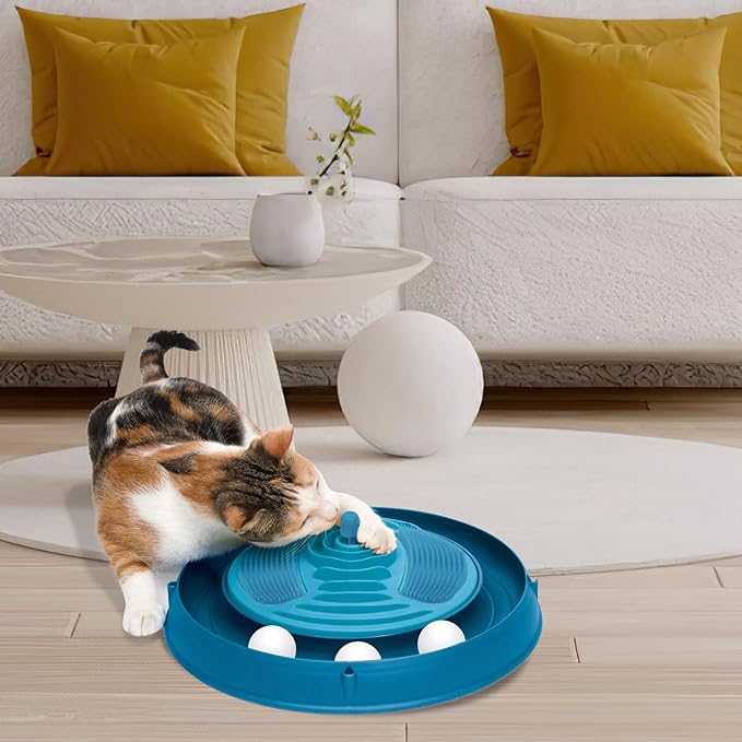 8 Pcs Cat Track Balls Replacement Balls for Cat Track Toy Cat Ball Track Cat Toy Ball Track Cat Balls Track Toy