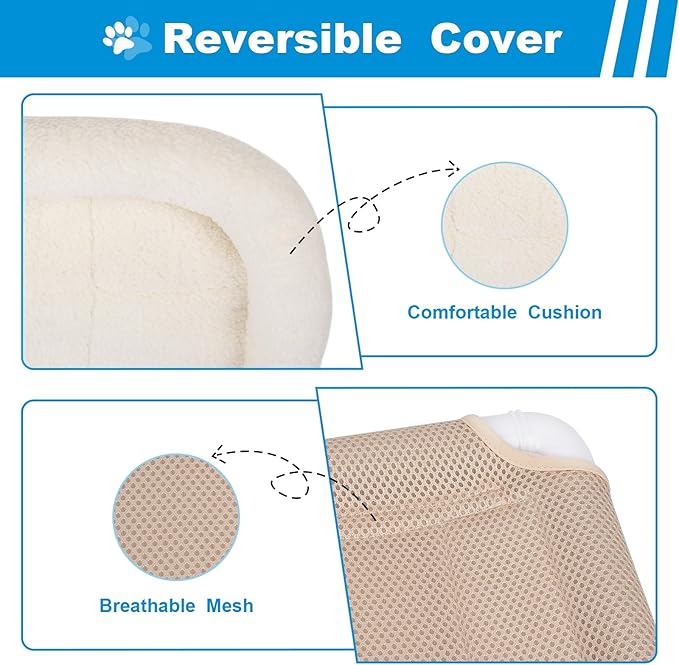 Cat Bed Window, Cat Window Hammock Window Perch, Safety Cat Shelves Space Saving Window Mounted Cat Seat for Large Cats (Cushion Bed Set)