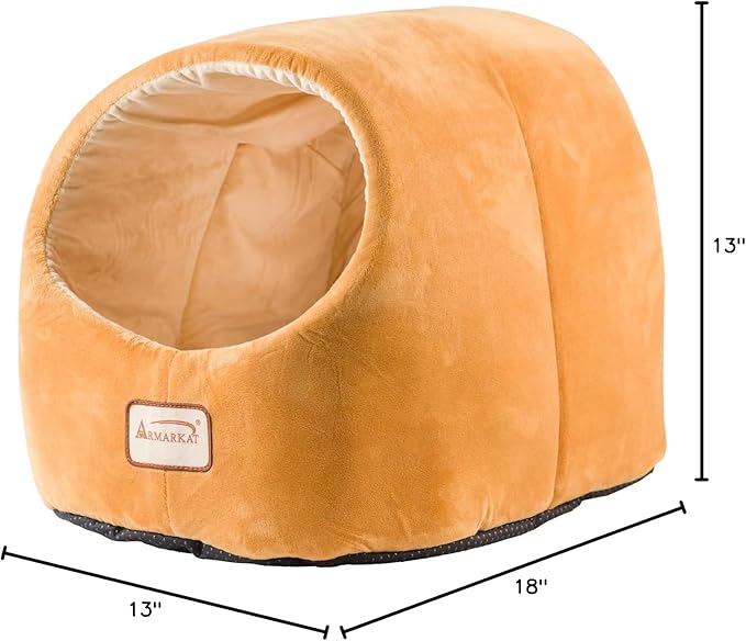 Armarkat Cat Bed, 18-Inch Long, Brown