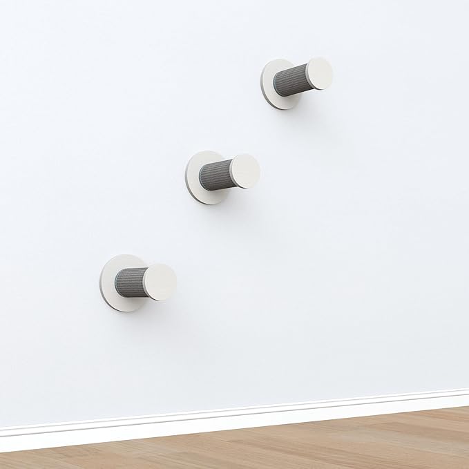 Wall Set 3, Indoor Wall Mounted Cat Climbing System, 3 Sisal Climbing Steps, Jumping Platform, Perches, Gray