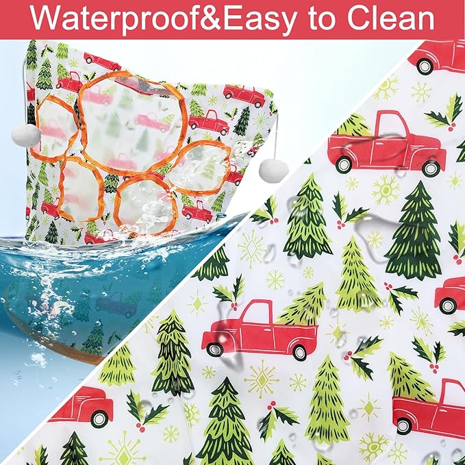 Andiker Cat Tunnel Bags for Indoor Cats, 13x17x12In Foldable Cat Crinkle Bag with 3 White Plush Balls and 1 Mouse 5 Holes for Kitten to Hide and Catch 3 Layers Cat Toy (Forest)