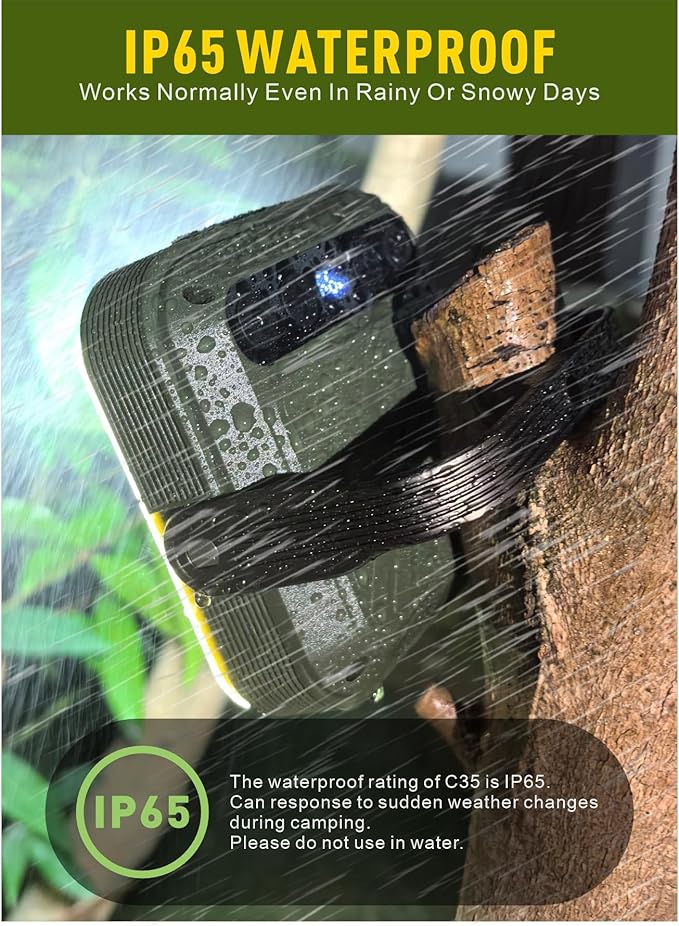 20000mAh Rechargeable LED Camping Lantern - 1600LM, QC3.0 22.5W, 4 - Color Switch, IPX5 Waterproof - Perfect for Camping, Hiking & Emergency Situations(Green)