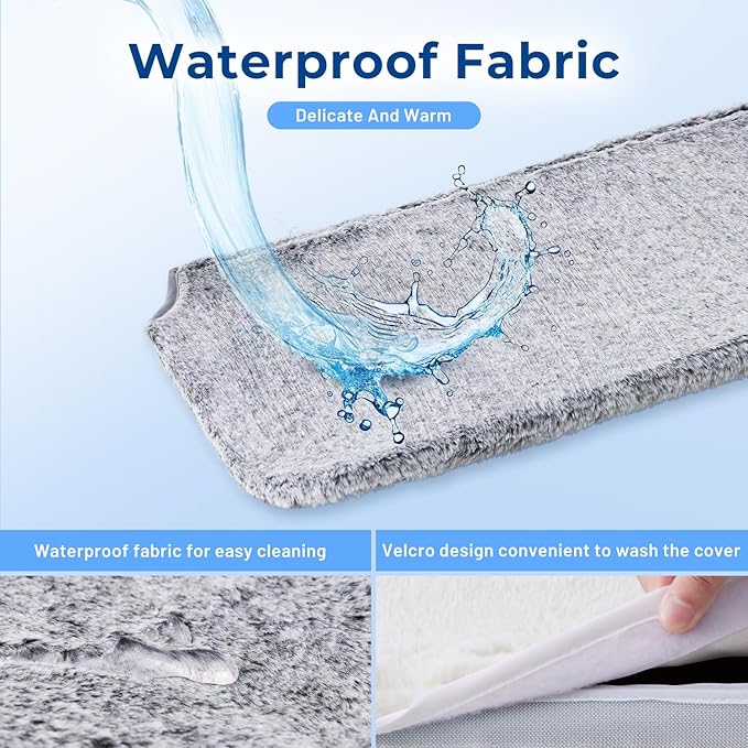 Cat Window Perch for Cats Inside, Foldable Cat Window Hammock for Cats Indoor, Cordless Cat Window Bed Seat with 4 Suction Cups, Sturdy Metal Frame, Soft Reversible Cover, Medium, Grey