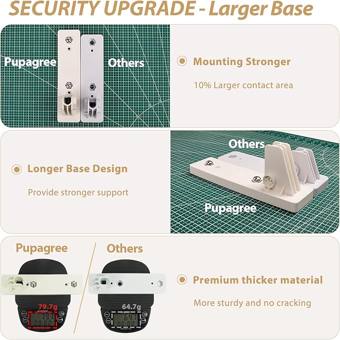 Foldable Cat Window Perch for Large Cat, Cordless Cat Hammock Window Seat Update Secure Hold with 4 Cone Shape Suction Cups and 2 Sturdy Larger Base for Indoor Cats (Large,White)