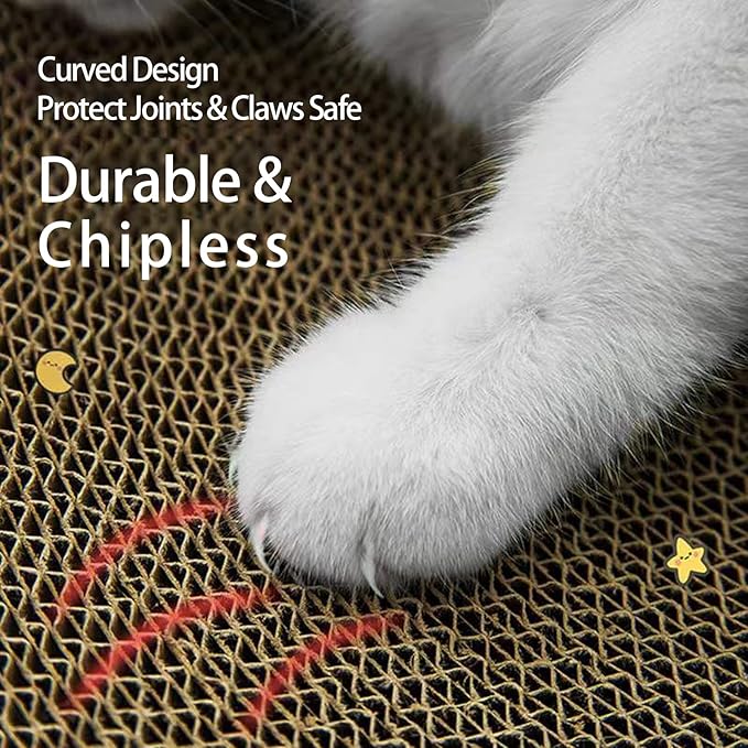 Potato Brothers-Pet Toys- Fetch Mate, Scratchers for Cat, Light Weight, Convenient for All Locations (Bowl-Shaped) Both Sides … (Astro-Bear)