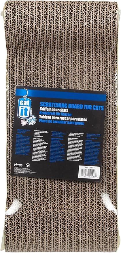 Catit Style Scratcher with Catnip - Jungle-Stripe Lounge